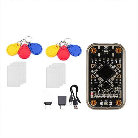 Lecteur de puce RFID Chameleon Ultra + émulateur de carte à puce sans contact porte-clés/CUID 6XUID/CUID (125 000 bits, 13,56 Mo de décodage) (1/5)