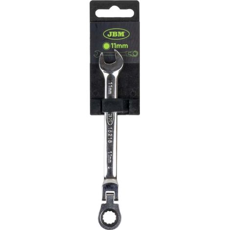 Clé à cliquet articulée jbm combination ratchet wrench 12 points chrome