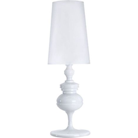 Lampe décorative de salon de style européen lampe de table lampe de chevet petit blanc 15x46cm (1/3)