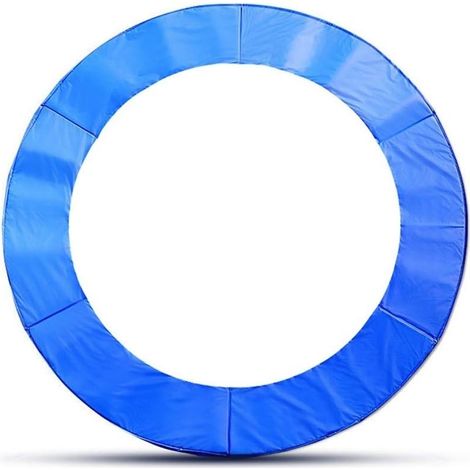 Lot de 6 Coussinets de Sécurité pour Trampoline Ø244cm, Bleu, Housse Résistante aux UV (1/3)