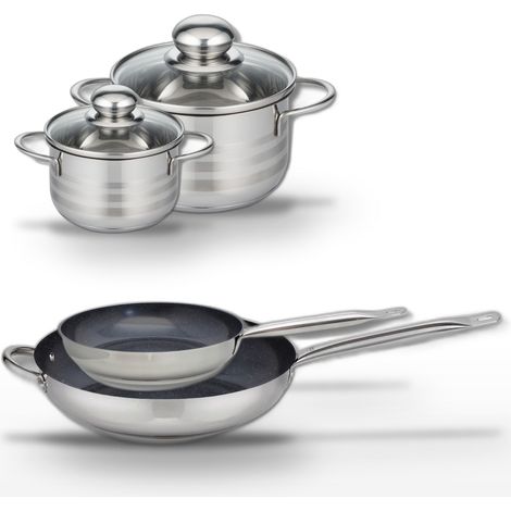 Lot de 2 Poêles 24/32cm & 2 Faitouts 12/16cm Elo Profi Therm Platinum (1/5)