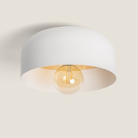 Plafoniera Circolare Metallo Ø300 Groa Bianco (1/4)