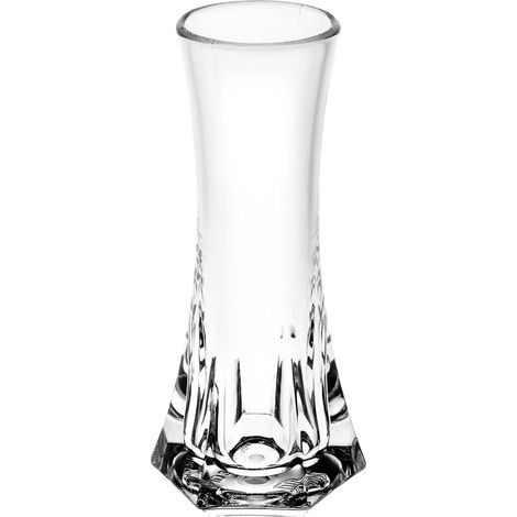 Vase Acrylique - Transparent - Pour Fleurs Fraîches ou Séchées - Décoration Intérieure Bureau Salon Cheminée Table à Manger - Lot de 1 (1/5)