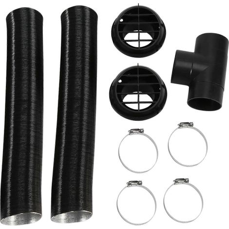 Conduit de chauffage automobile 60 mm, raccord en T, tuyau de sortie d'air chaud (1/5)