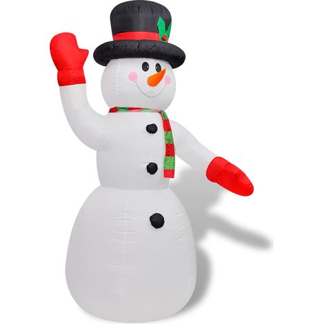 vidaXL Muñeco de nieve inflable 240 cm (1/2)
