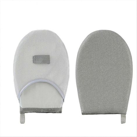 Bügelhandschuh für Dampfglätter, graues Dampfbrett für Dampfbügeleisen, Textilglättungszubehör, Paar isolierte Handschuhe für Dampfgeneratoren, Handbügelgerät (1/5)