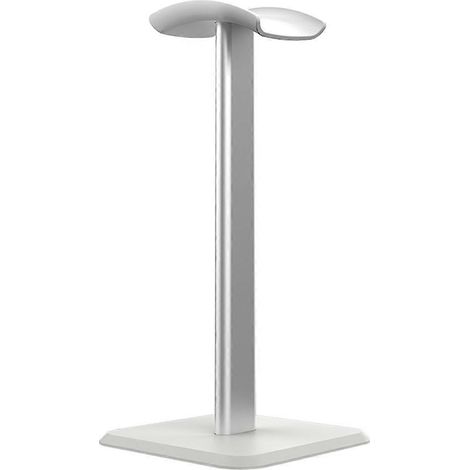 Support de casque universel détachable en alliage d'aluminium pour casque de jeu, blanc (1/5)