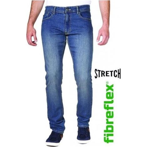 Rica Lewis 5429917 Work3 Pantaloni da Lavoro Jeans Straight Fit 5 Tasche 98% Cotone 2% Elastan Fibreflex Taglia 60 colore Denim Scuro