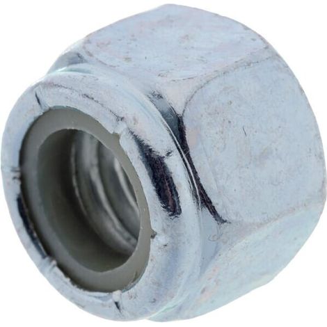 Tuerca hexagonal autoblocante DIN 985 UNC 3/8" acero cincado Clase 8 UNIVERSAL 98538UNC (1/2)
