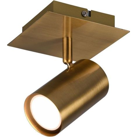 Spot da Interno a Led in Metallo Ottone Antico