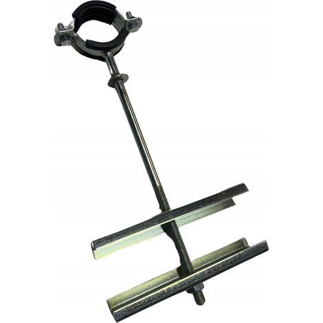Blitzschutzhalterung für Mast 1 1/4" verzinkter Stahl (1/3)