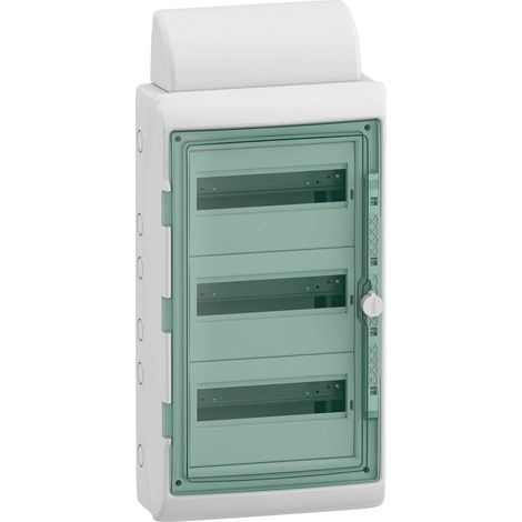 Schneider Electric 13435DE Mureva Distributore per ambienti umidi Da parete Numero divisori = 36 Numero di righe = 3 Co (1/3)