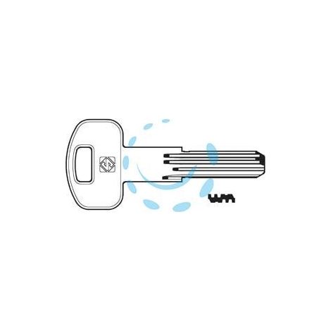 CHIAVI PUNZONATE PER CILINDRI SECUREMME 10 SPINE SCM2 - SCM2