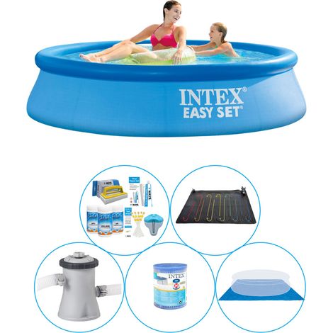 Piscine plus des accessoires - 6 pièces - Intex Easy Set Ronde 244x61 cm - OFFRIR (1/5)