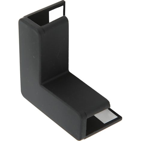 20 protections d'angle en forme de L, verrous de sécurité enfant pour meubles, protections d'angle de table, noires (1/5)