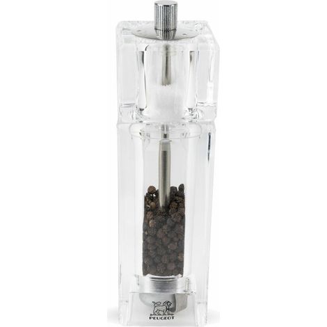Peugeot Pfeffermühle und Salzmühle manuell transparent 15 cm