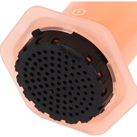 Tragbare French-Press-Kaffeemaschine, Filterkaffeemaschine für Zuhause mit 400 orangefarbenen Papierfiltern (1/5)