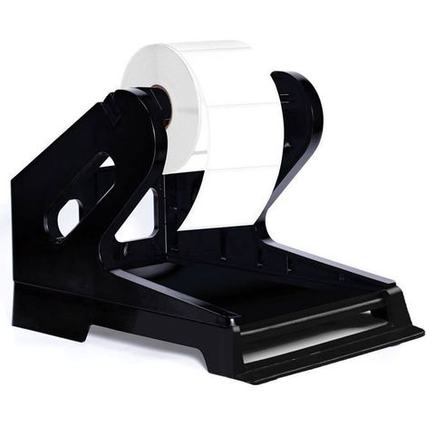 Porte-étiquettes thermiques 1 pièce, distributeur externe, pour rouleaux Convient aux imprimantes thermiques et aux étiquettes pliées (1/5)