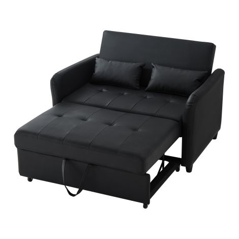 Canapé convertible deux places PU résistant à l'eau transformable en lit (1/5)