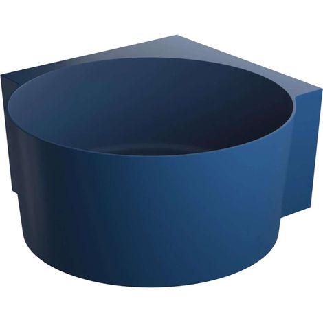 OMNIRES Ovo M+ - Bañera de esquina, 120x120 cm, azul mate OVO120WNMB (1/4)