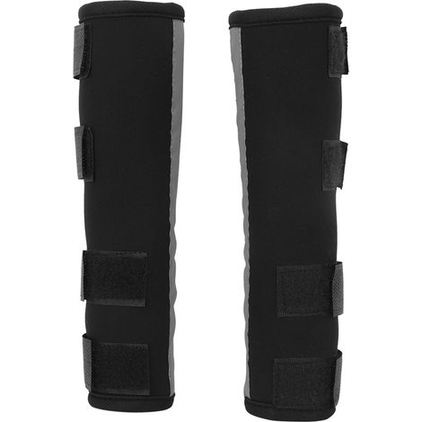 Attelle pour patte avant de chien, 1 paire de protections pour coudes de chien, bandage de soutien pour coude, genouillère pour chien (noir, taille S) (1/5)