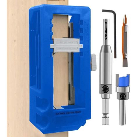Mortaiseuse Réglable Pour Portes Gabarit À Mortaise Réglable Robuste Pour Longueurs De 7 À 13 Cm En Menuiserie Extérieure Utilisable