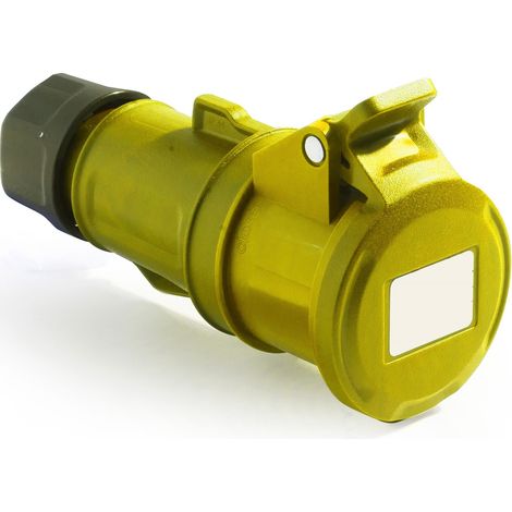 Connecteur industriel RS PRO, 2P+E, 32A, 100 130 V, Montage sur câble ( Prix pour 1 )