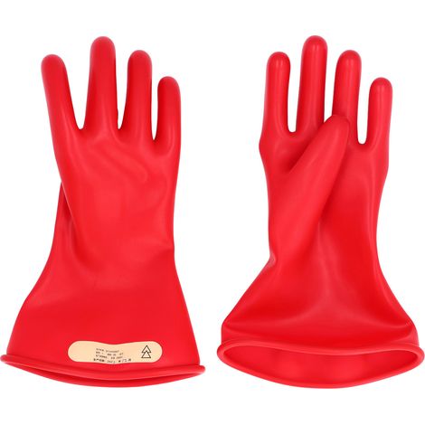 Gants isolants pour électricien 2,5 kV, polyvalents, à sécurité renforcée, en latex, pour monteurs de lignes, haute tension, pour équipements électriques, taille industrielle 9 (1/5)