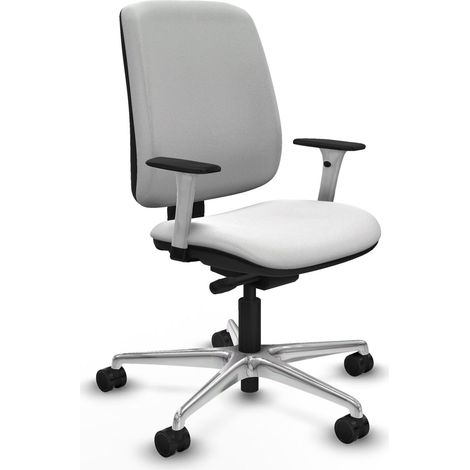 Chaise de bureau piqueras y crespo Alares blanc mousse 50 mm (1/2)