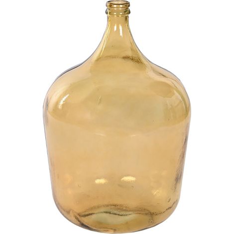Jarron Cristal Reciclado 36X36X55 34 L. Amarillo (1/4)