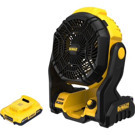 DeWalt DCE 512 N Akku Ventilator 18 V + 1x Akku 2,0 Ah - ohne Ladegerät (1/5)
