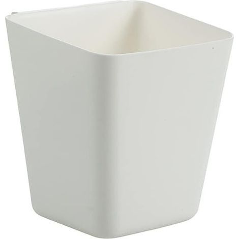 Étagère de bureau, étagère suspendue, boîte de rangement, petite boîte, porte-stylo, panier de rangement simple, boîte de rangement de bureau pour divers objets, ensemble de 3 pièces (blanc) (1/5)