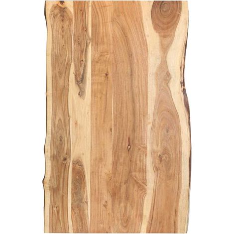 vidaXL Superficie de mesa de madera maciza de acacia 100x(50-60)x3,8 cm (1/5)