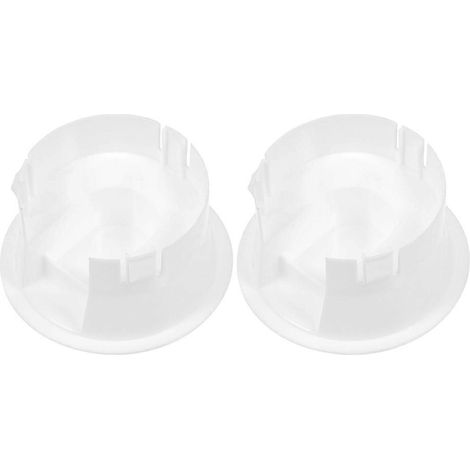 Lot de 2 couvercles en plastique réutilisables pour pichets à eau en verre, pour le remplacement des couvercles de rechange-7.70X7.70X4.00CM-White (1/3)