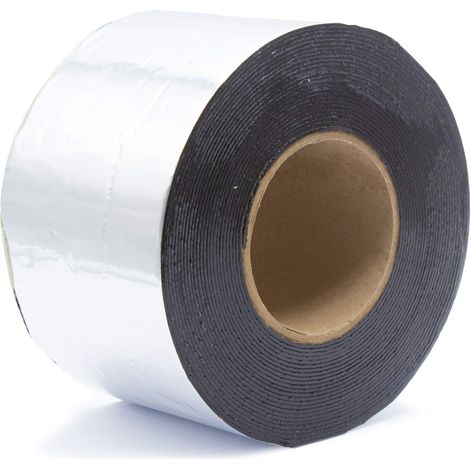 Bitume Ruban  couleur aluminium, plomb, cuivre  réparation 50, 75, 100, 150, 200, 225, 300, 600 mm x 10 mètres [Classe énergétique A+]