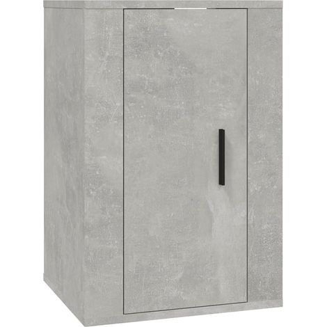 Mueble TV multimedia estantería para televisión buffet para televisión comedor salón dormitorio suspendido 40 x 34,5 x 60 cm gris 020027772