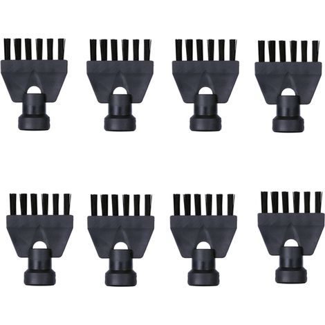 Kärcher 8 Small Flat Brushes, Small Black Brushes, Household Brushes, Accessories for Karcher SC Series Cleaning Machines (1/5)