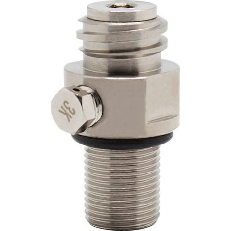 Soda bouteille rechargeable CO2 vanne M18X1.5 Input pour TR21 4 Output pour CO2 Carbonator cylindre réservoir (1/5)
