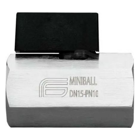 Valvola a sfera MINIBALL FF con levetta in plastica 1/4" 1501C402