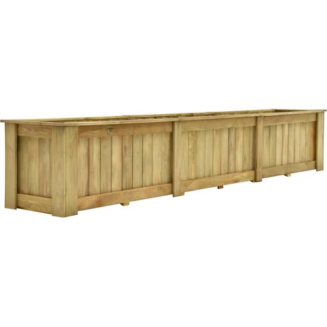 Jardinière Bois de Pin 291 X 50 X 50 cm. Très tendance. Jardin, Patio, Balcon (1/5)