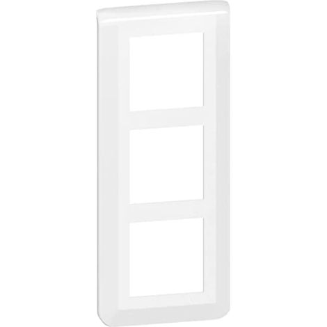 Legrand 078856 - Plaque spéciale rénovation Mosaic - 3X2 modules - Vertical - Blanc