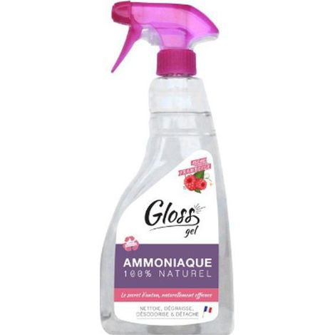 GLOSS AMMONIAQUE NATURELLE GEL FRAMBOISE 750ML
