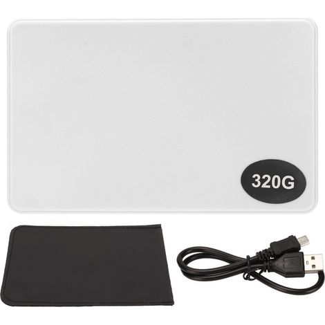 Disque dur externe 2,5 pouces USB 2.0, transfert rapide, portable HDD pour Windows et OS X (1/5)