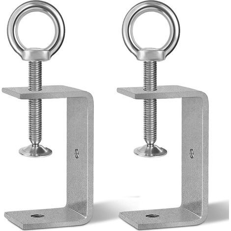 2 pièces Serre-Joints en C 75mm Acier Inoxydable Pince C Réglable pour Soudage Charpentier Montage Domestique, Plage de Serrage 35-68 mm (1/4)