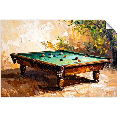 Autocollant mural Table de billard 120x80 (1/3)