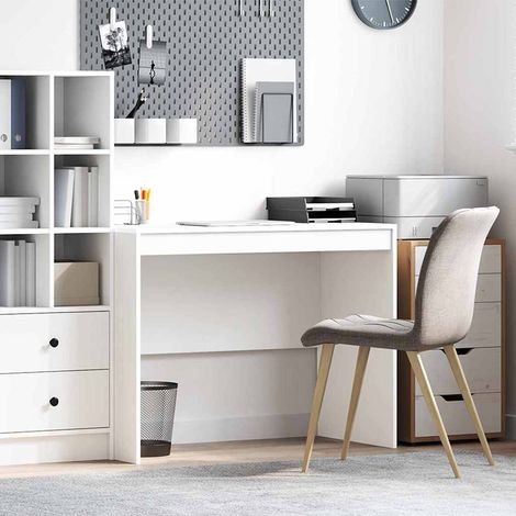 vidaXL Scrivania Altro Bianco 100 x 50 x 76 cm Legno multistrato