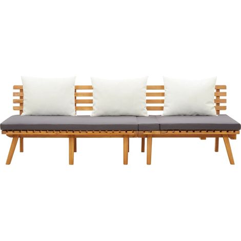 Maison Exclusive - Divano Letto da Giardino 200x65 cm in Legno Massello di Acacia