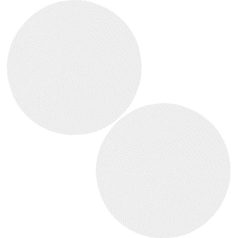 VICASKY 2 Tapis Vapeur Réutilisables en Silicone Blanc Antiadhésifs et Faciles à Nettoyer Coussins Vapeur Ronds pour Cuiseurs Maison'-'-