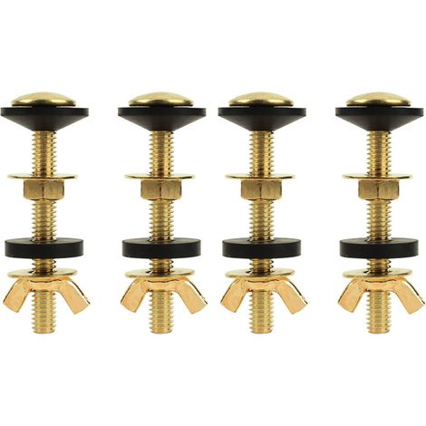 Juego de tornillos para tanque de inodoro, 2 unidades - Modelo básico