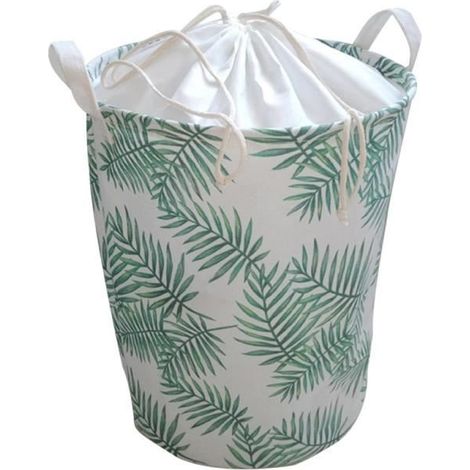 Panier à linge indépendant avec grand cordon de serrage, couvercle, panier de rangement à linge pliable avec poignée